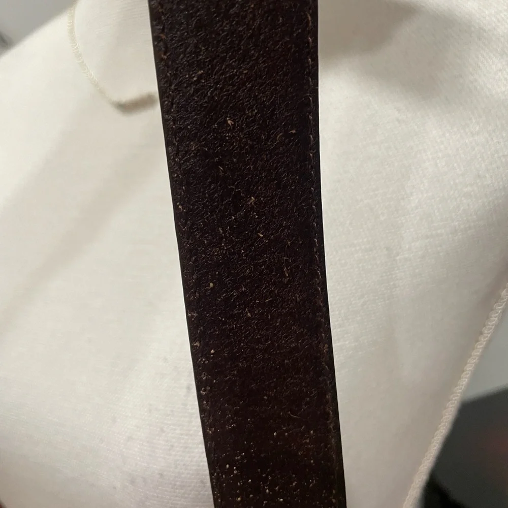 VINTAGE BROWN LEATHER BELT